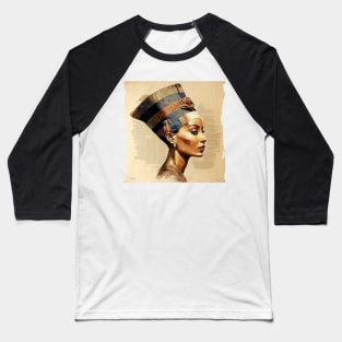 Nefertiti the Queen of Egypt Baseball T-Shirt